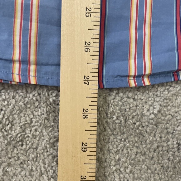 Lauren Ralph Lauren Button Down Shirt Womens Size 8 Classic Multicolor Stripes - Picture 8 of 10
